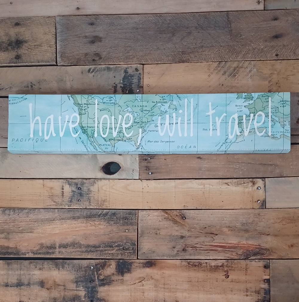 Canvas Map Wall Art Print.